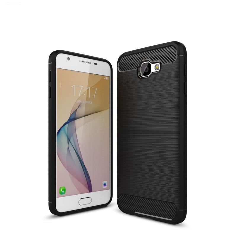 Capa Carbon Gel TPU Carbono Preto para Samsung Galaxy J5 Prime - Multi4you®