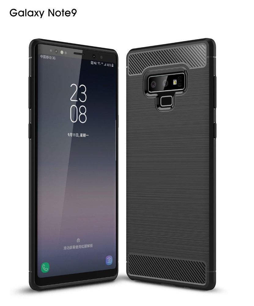 Capa Carbon Gel TPU Carbono Preto para Samsung Galaxy Note 9 - Multi4you®