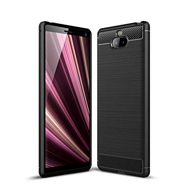 Capa Carbon Gel TPU Carbono Preto para Sony Xperia 10 - Multi4you®