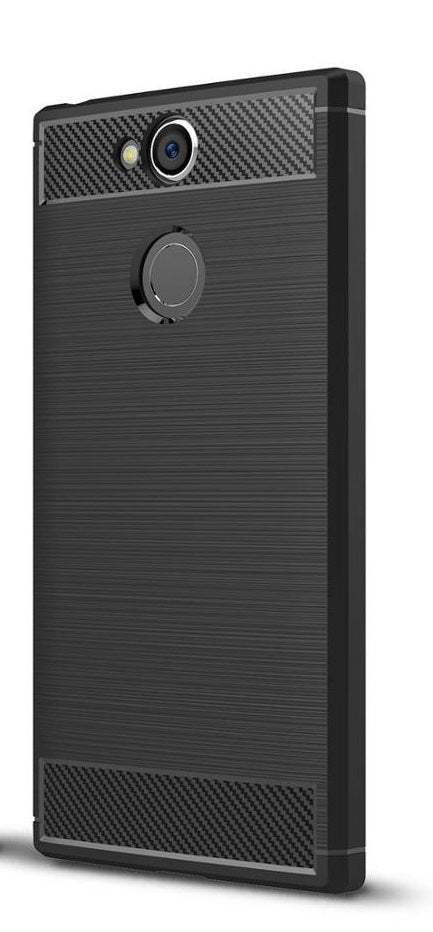 Capa Carbon Gel TPU Carbono Preto para Sony Xperia XA2 Ultra - Multi4you®