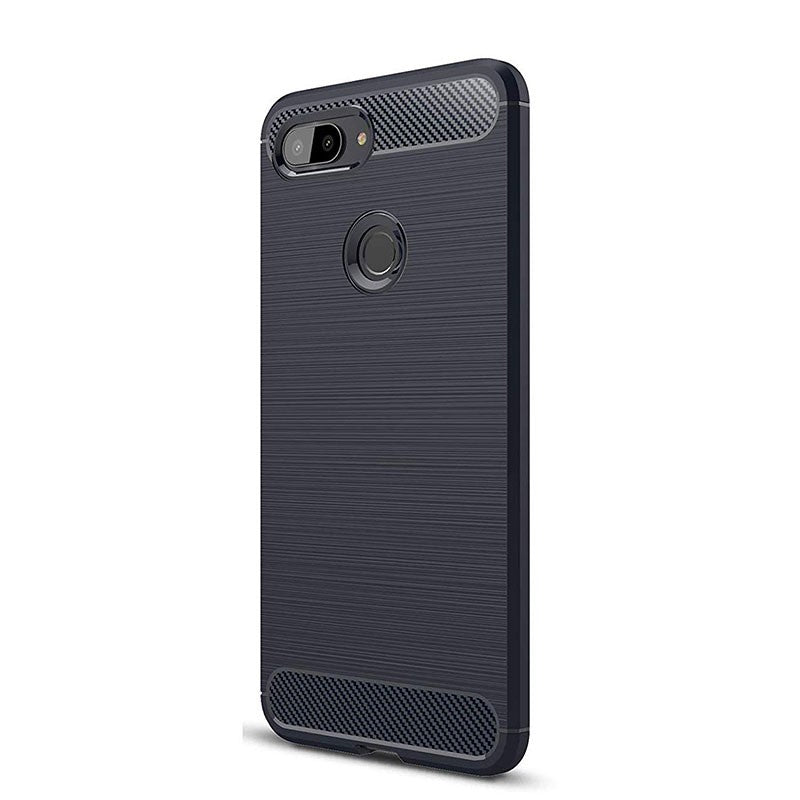 Capa Carbon Gel TPU Carbono Preto para Xiaomi Mi 8 Lite (Mi 8X) - Multi4you®