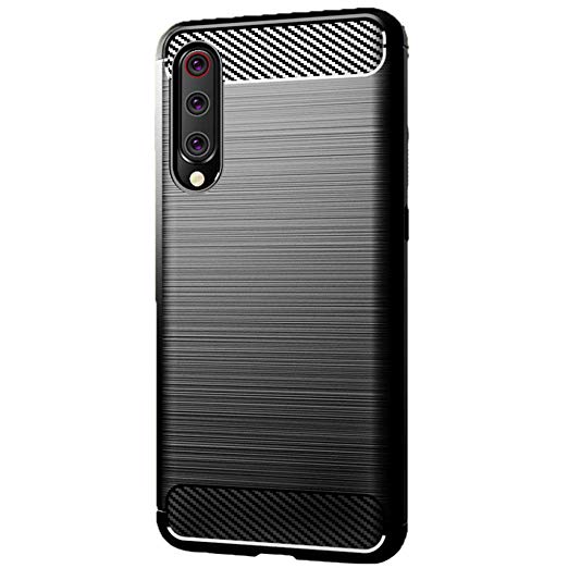 Capa Carbon Gel TPU Carbono Preto para Xiaomi Mi 9 - Multi4you®