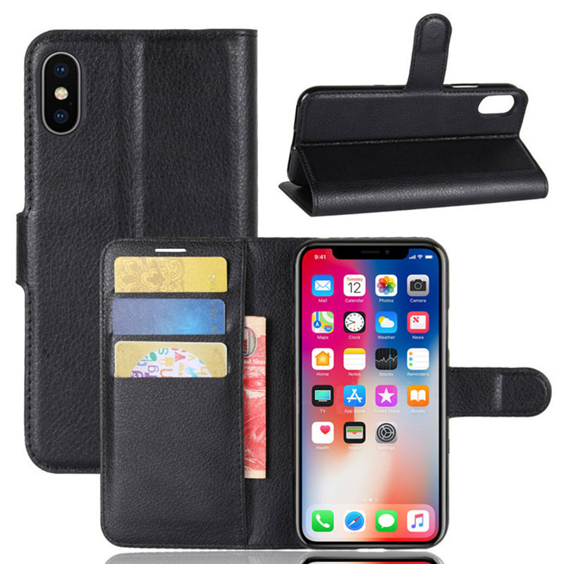 Capa Carteira Tipo Livro Wallet para Apple iPhone X - Multi4you®