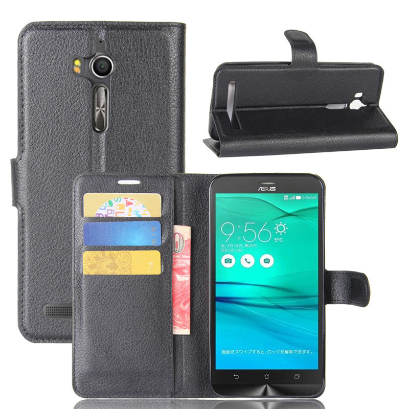 Capa Carteira Tipo Livro Wallet para Asus Zenfone Go ZB552KL - Multi4you®