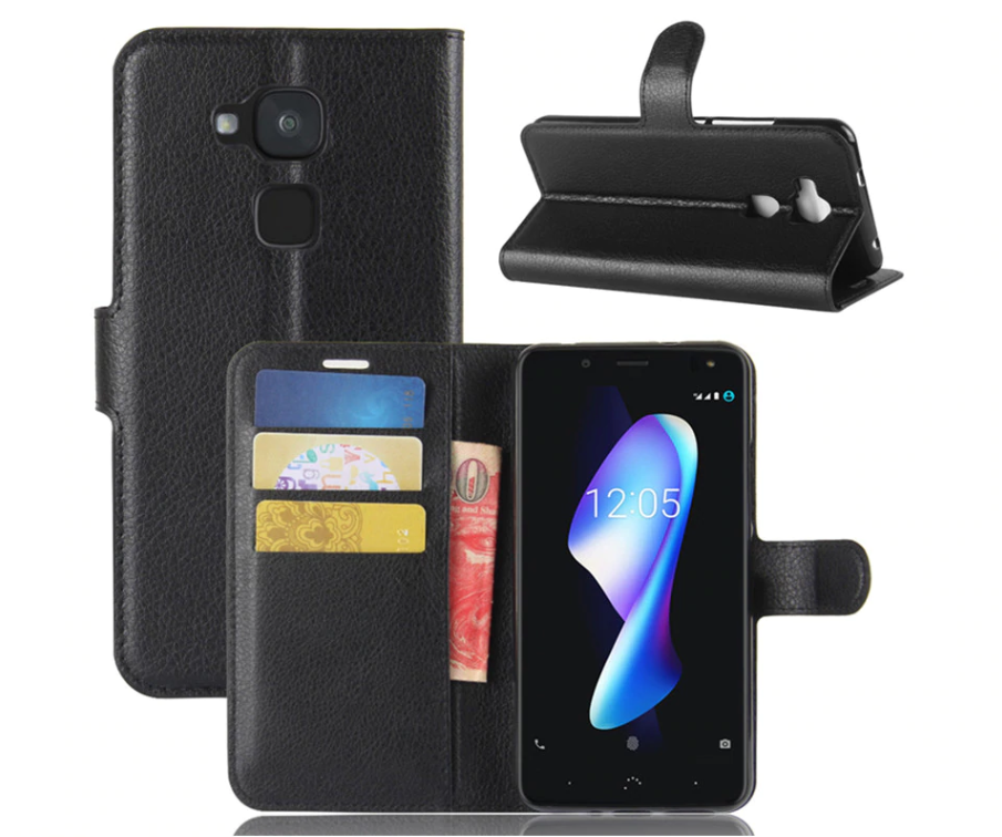 Capa Carteira Tipo Livro Wallet para BQ Aquaris V / VS 5.2"