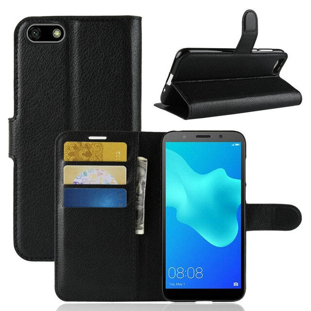Capa Carteira Tipo Livro para Huawei Y5 lite (2018) - Multi4you®