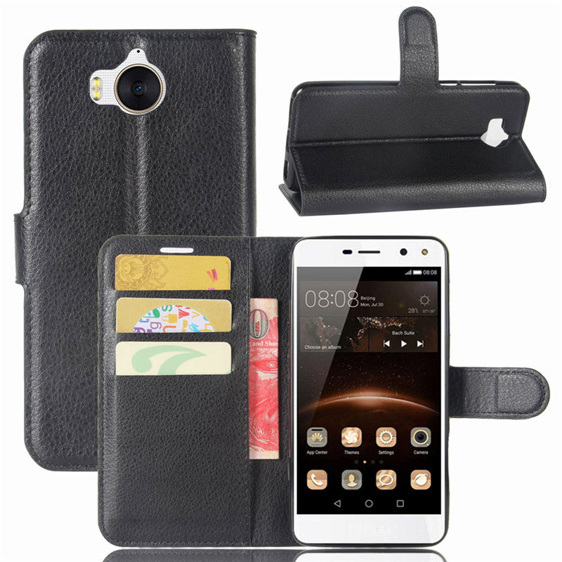 Capa Carteira Tipo Livro Wallet para Huawei Y6 (2017) - Multi4you®