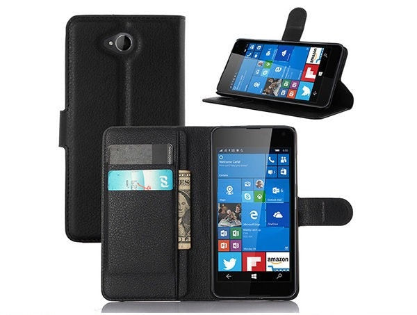 Capa Carteira Tipo Livro Wallet para Microsoft Lumia 650