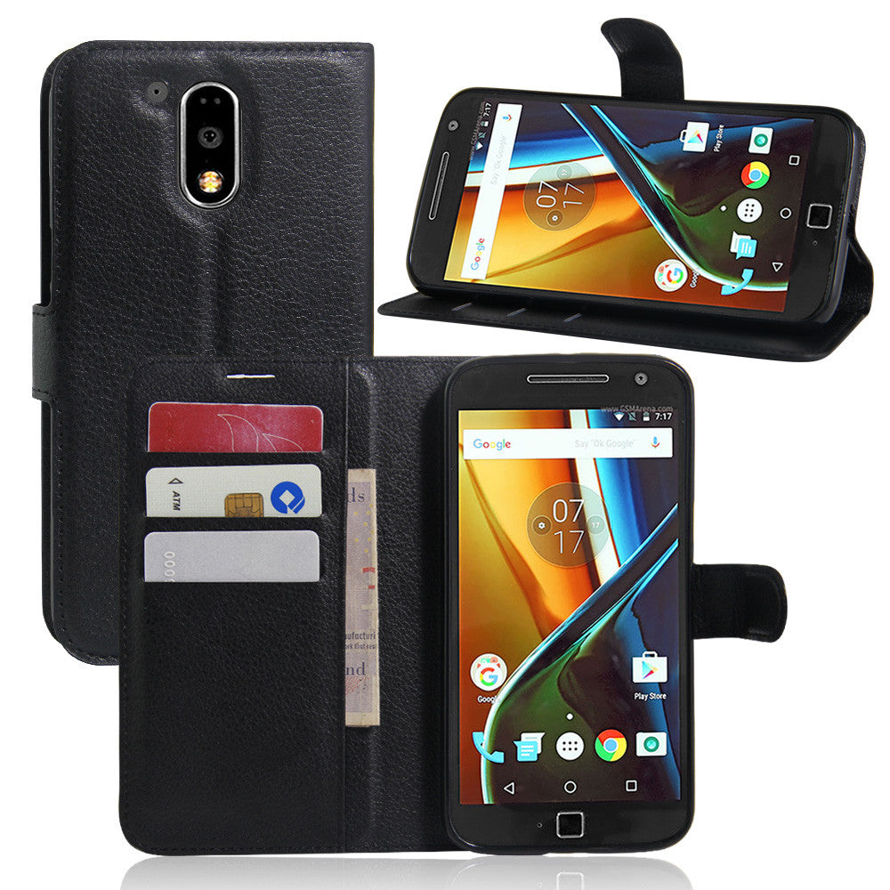 Capa Carteira Tipo Livro Wallet para Motorola Moto G4 Plus - Multi4you®