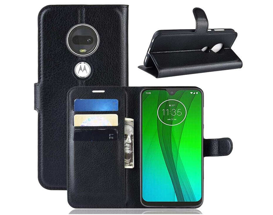 Capa Carteira Tipo Livro para Motorola Moto G7 - Multi4you®