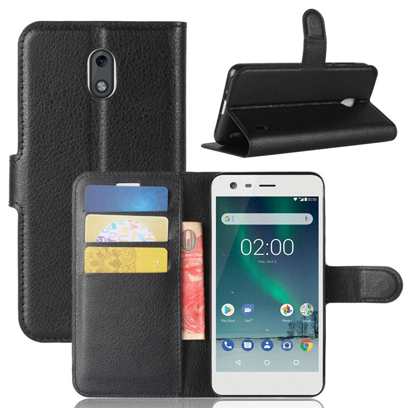 Capa Carteira Tipo Livro Wallet para Nokia 2 - Multi4you®