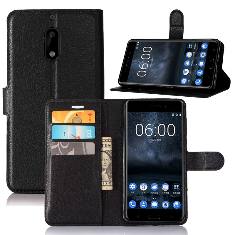 Capa Carteira Tipo Livro Wallet para Nokia 6 - Multi4you®