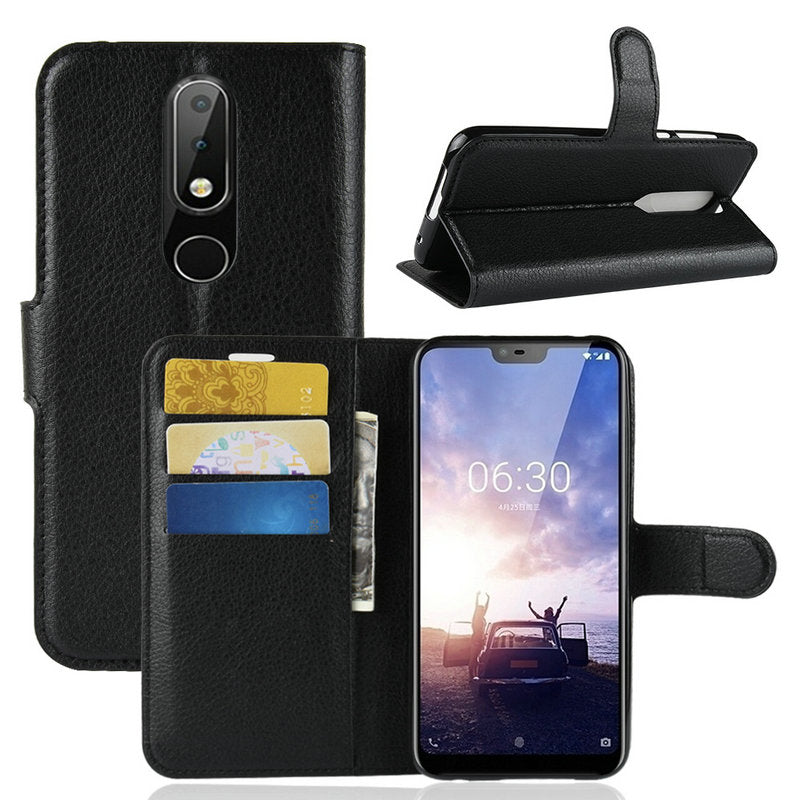 Capa Carteira Tipo Livro Wallet para Nokia 6.1 Plus / Nokia X6 - Multi4you®
