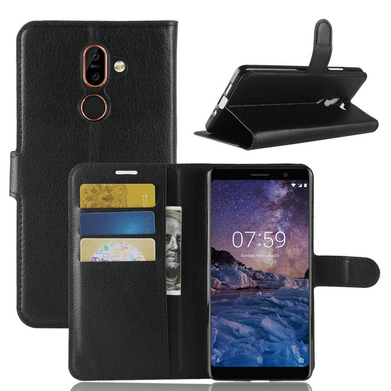Capa Carteira Tipo Livro Wallet para Nokia 7 Plus - Multi4you®