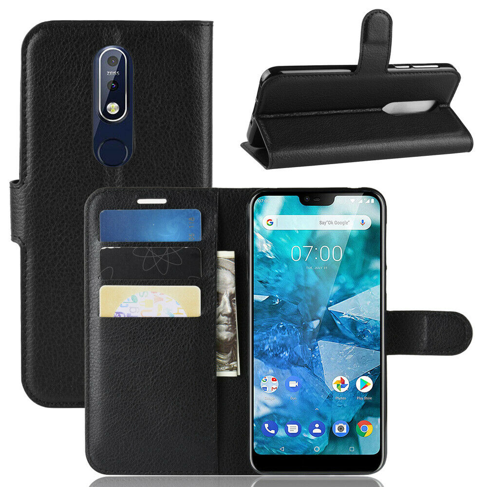 Capa Carteira Tipo Livro para Nokia 7.1 - Multi4you®