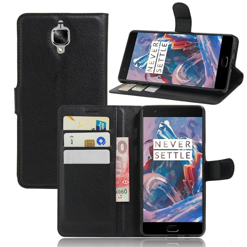 Capa Carteira Tipo Livro Wallet para OnePlus 3 - Multi4you®