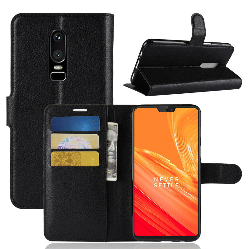 Capa Carteira Tipo Livro Wallet para OnePlus 6 - Multi4you®