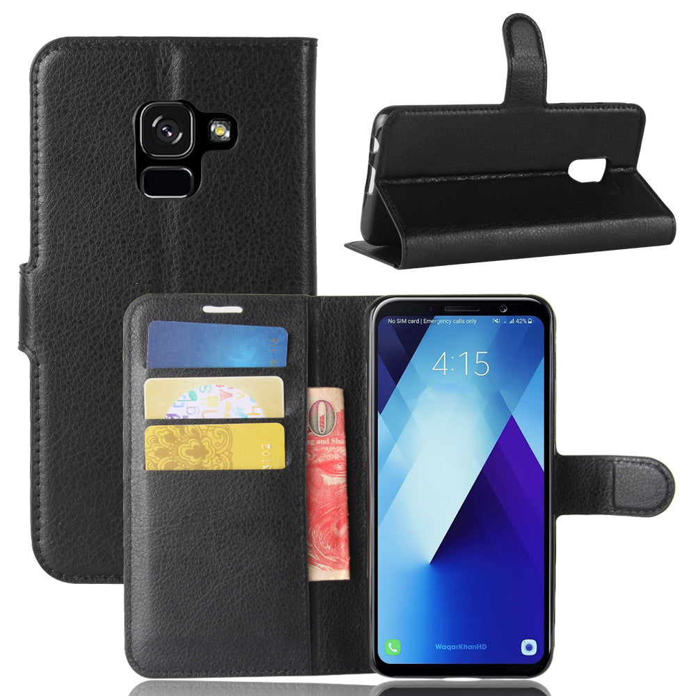 Capa Carteira Tipo Livro Wallet para Samsung Galaxy A8 (2018) - Multi4you®