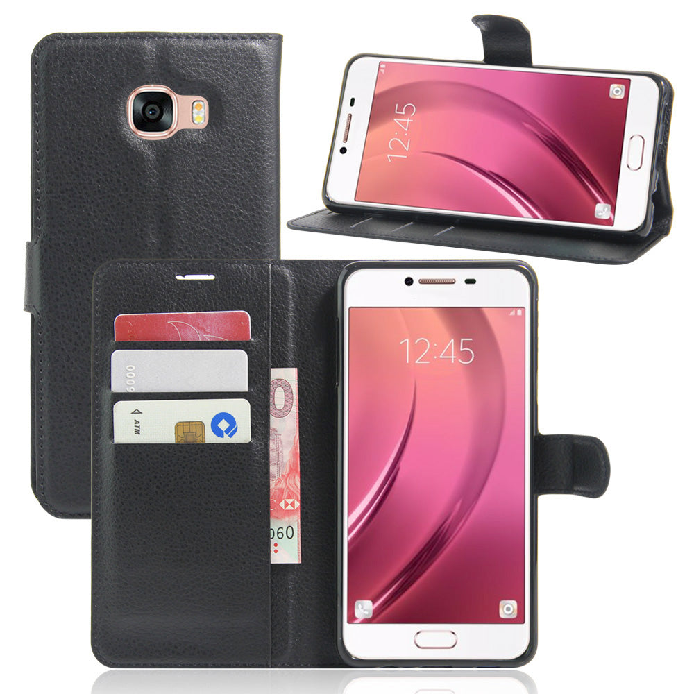 Capa Carteira Tipo Livro Wallet para Samsung Galaxy C7 / C7 Pro - Multi4you®