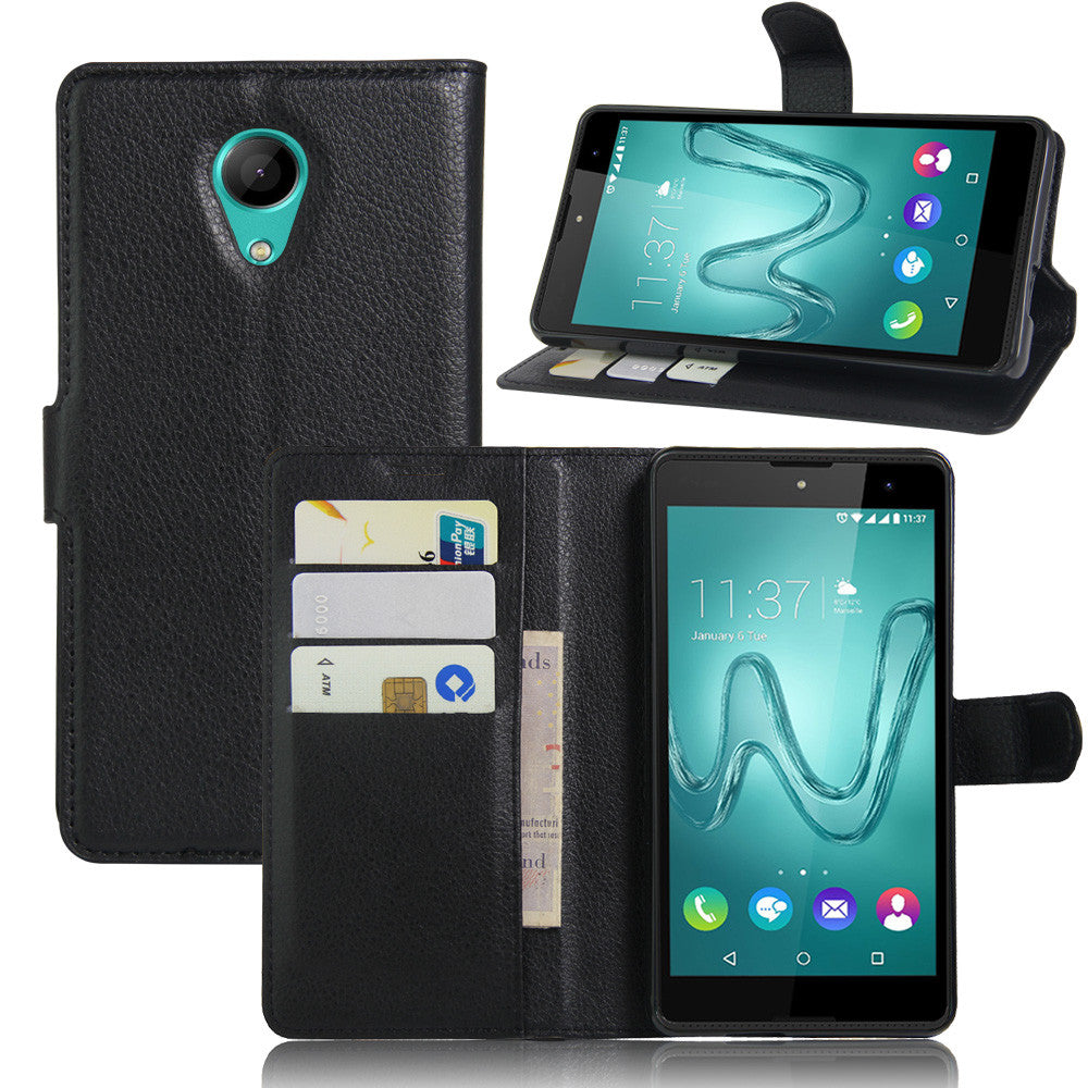 Capa Carteira Tipo Livro Wallet para Wiko Robby - Multi4you®