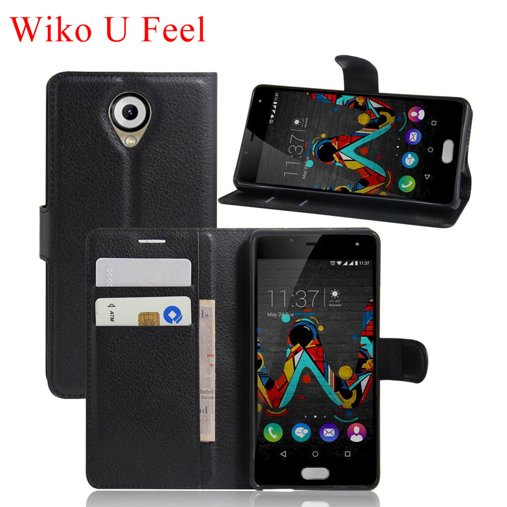 Capa Carteira Tipo Livro Wallet para Wiko Ufeel - Multi4you®