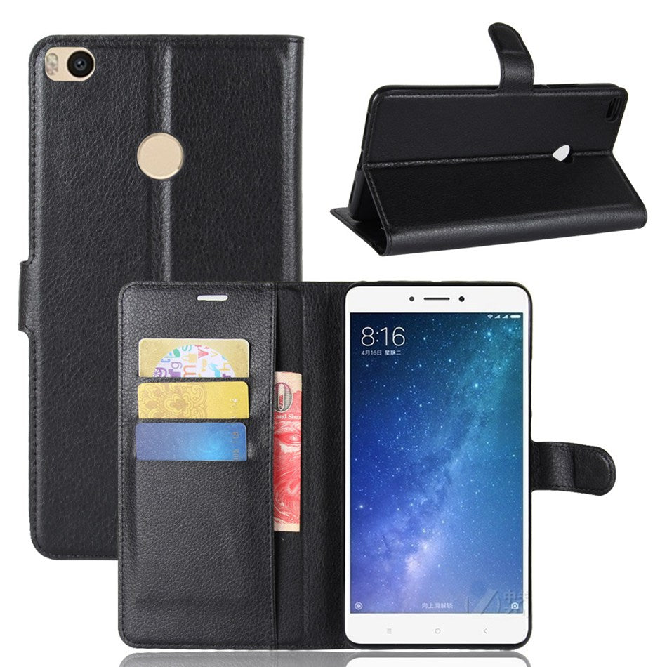 Capa Carteira Tipo Livro Wallet para Xiaomi Mi Max 2 - Multi4you®