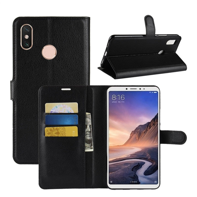 Capa Carteira Tipo Livro Wallet para Xiaomi Mi Max 3 (6.9") - Multi4you®