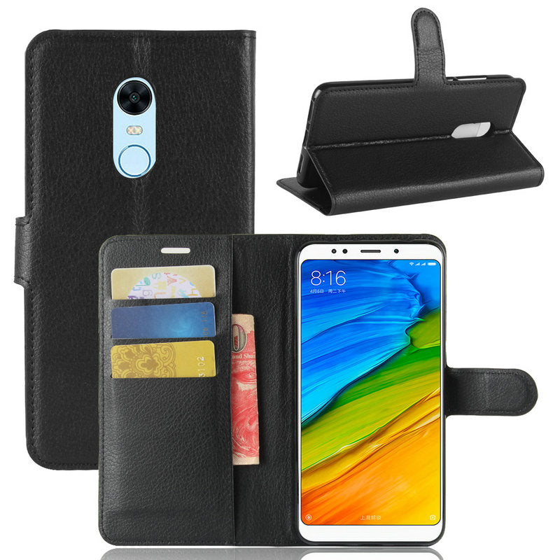 Capa Carteira Tipo Livro Wallet para Xiaomi Redmi 5 Plus - Multi4you®