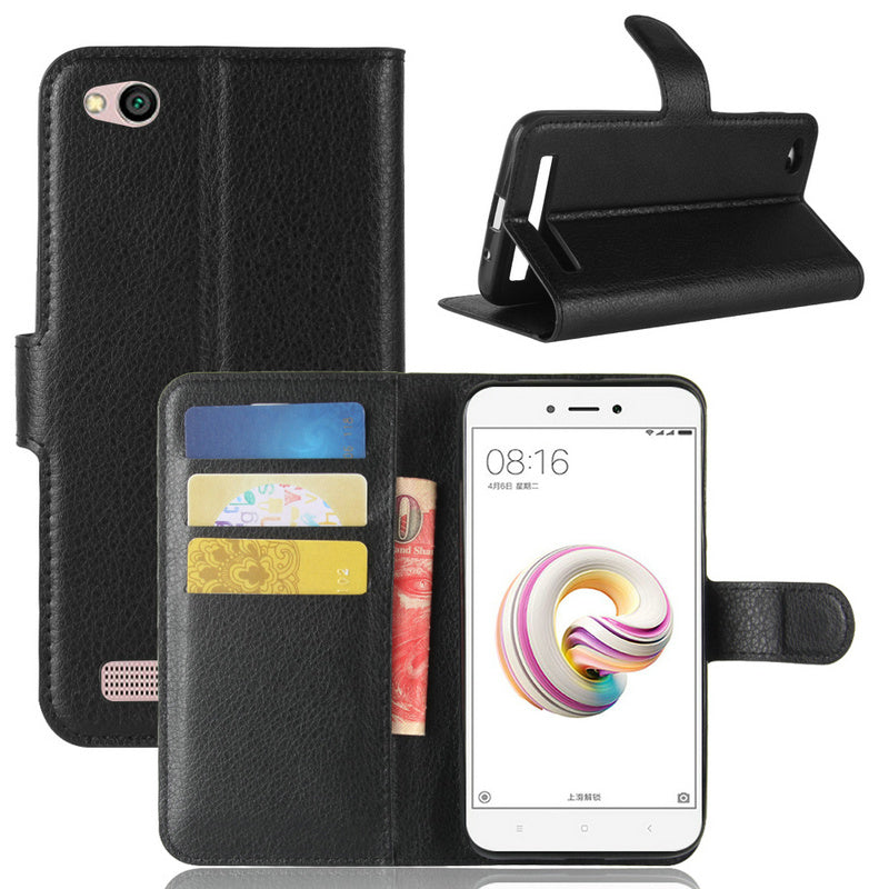 Capa Carteira Tipo Livro Wallet para Xiaomi Redmi 5A - Multi4you®