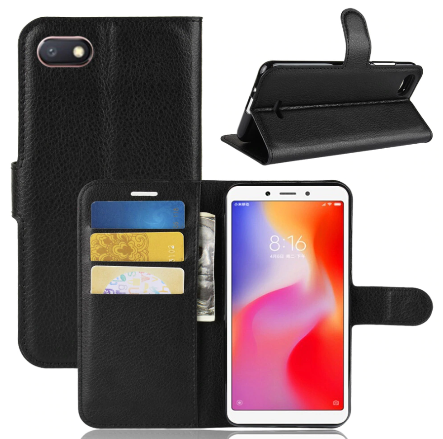Capa Carteira Tipo Livro Wallet para Xiaomi Redmi 6A - Multi4you®