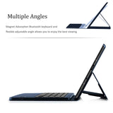 Capa Teclado Bluetooth para Samsung Galaxy Tab S3 SM-T820 / T825 9.7" (Azul)