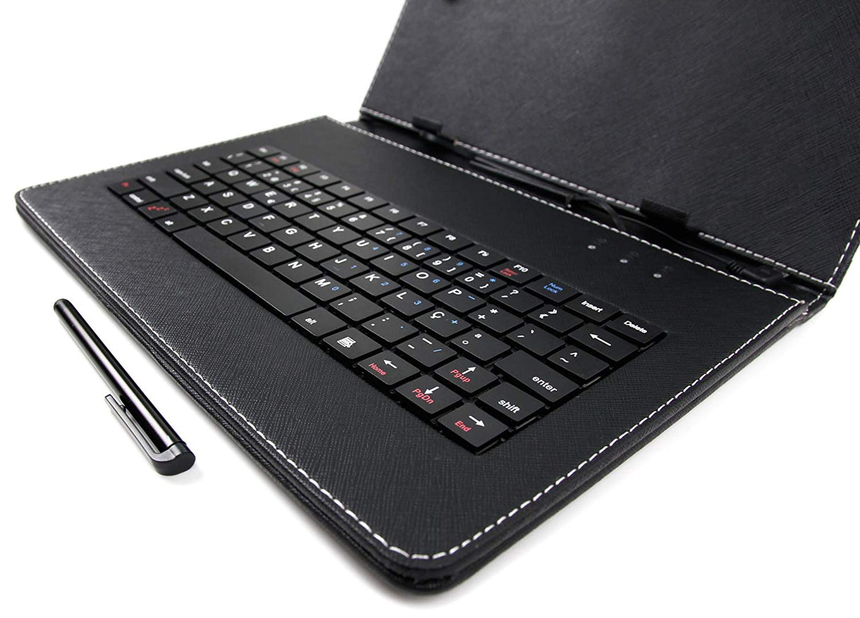 Capa Teclado Universal para Tablet 10" Layout em Português (Preto)