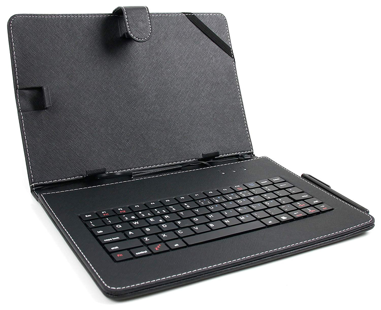Capa Teclado Universal para Tablet 10" Layout em Português (Preto)