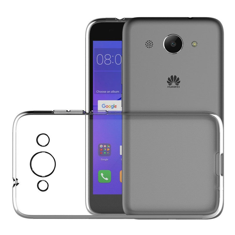 Capa Transparente Gel TPU Silicone para Huawei Y3 (2018) - Multi4you®