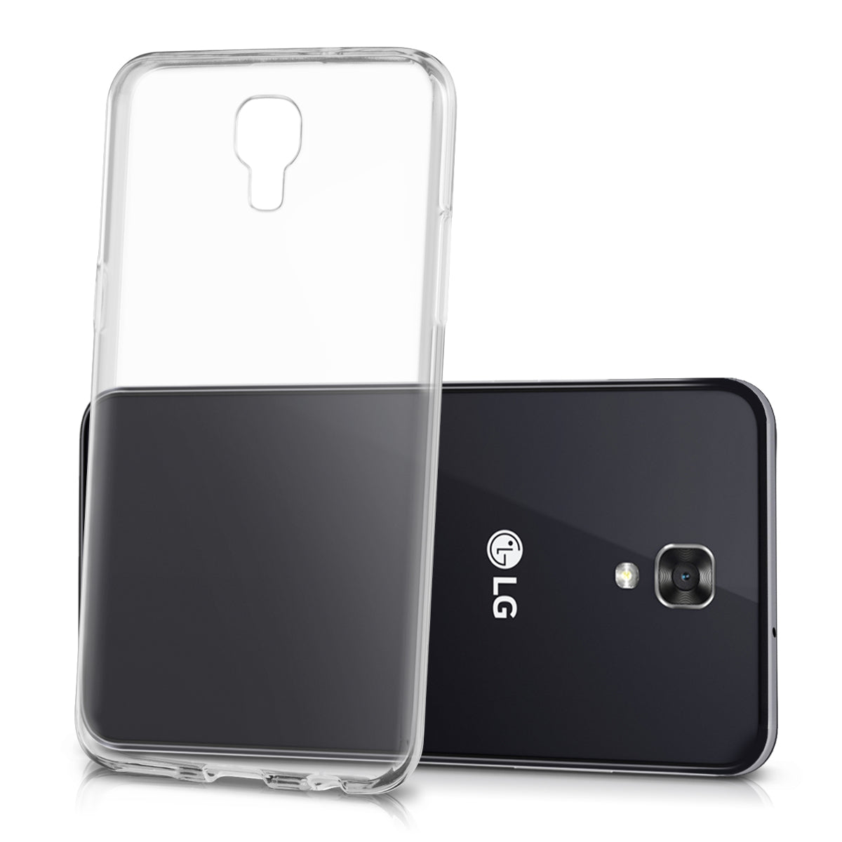 Capa Transparente Gel TPU Silicone para LG X screen