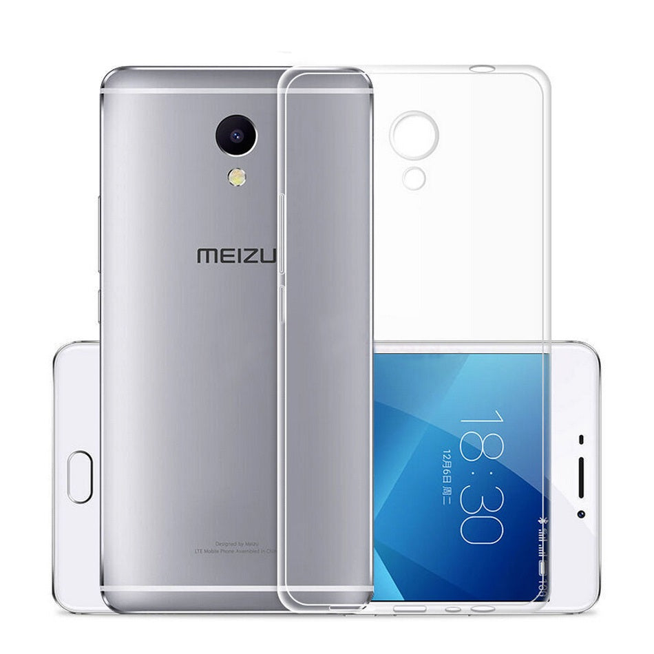 Capa Transparente Gel TPU Silicone para Meizu M5 Note