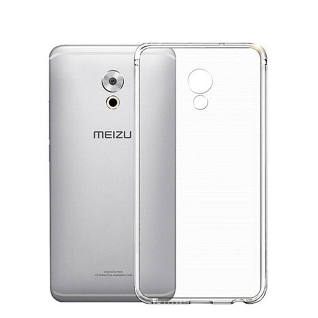 Capa Transparente Gel TPU Silicone para Meizu Pro 6 Plus