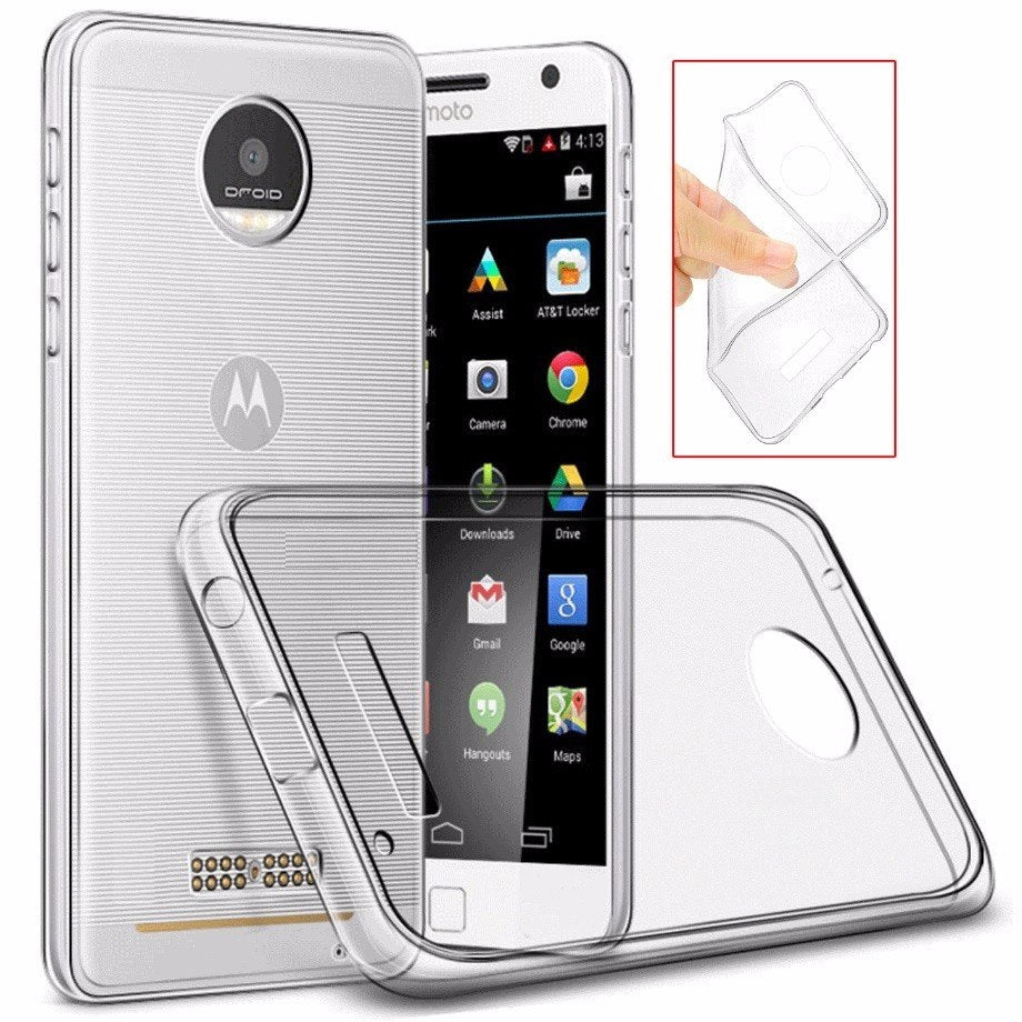 Capa Transparente Gel TPU Silicone para Motorola Moto Z Force - Multi4you®