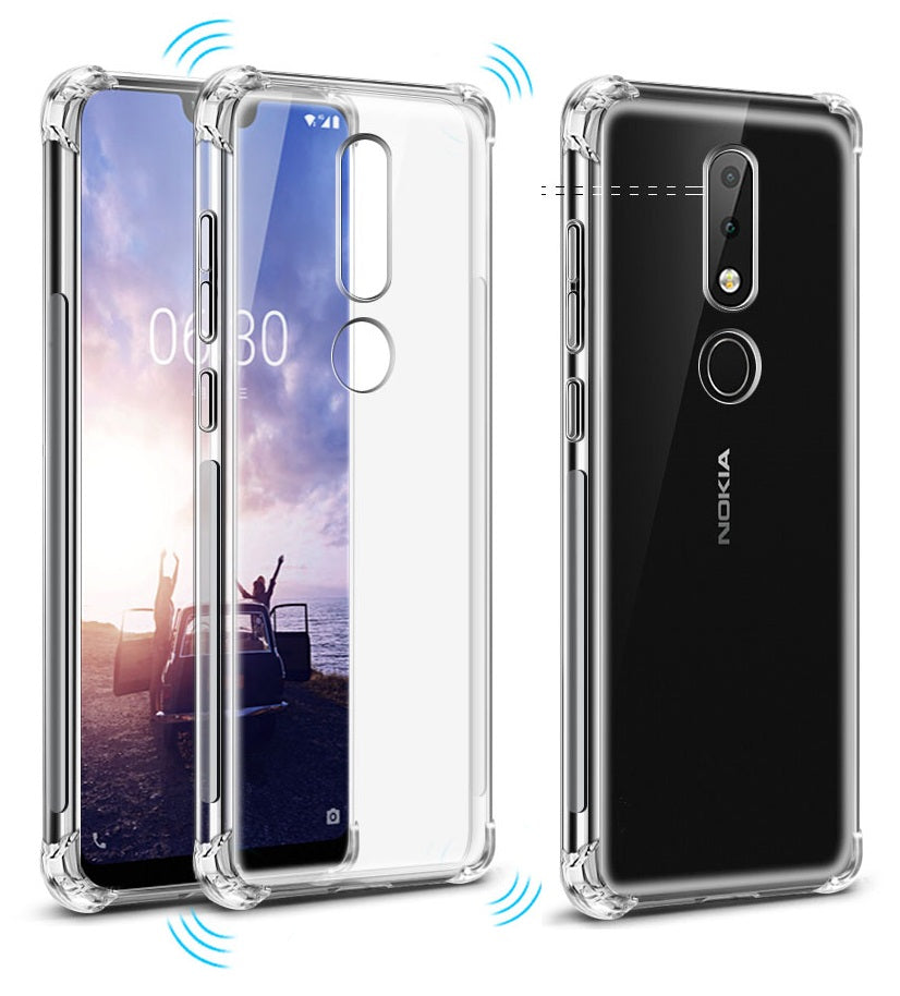 Capa Transparente Gel TPU Silicone para Nokia 5.1 Plus / Nokia X5 - Multi4you®