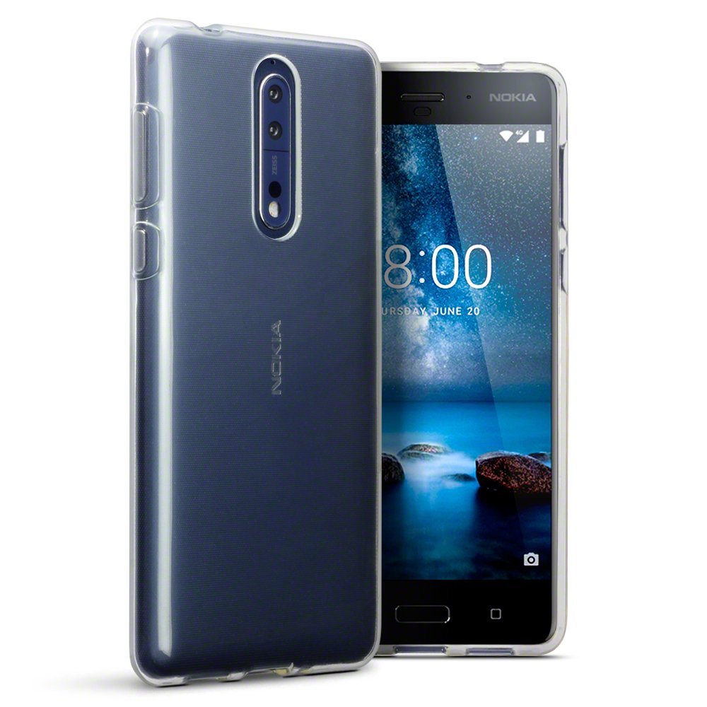 Capa Transparente Gel TPU Silicone para Nokia 8 Sirocco - Multi4you®