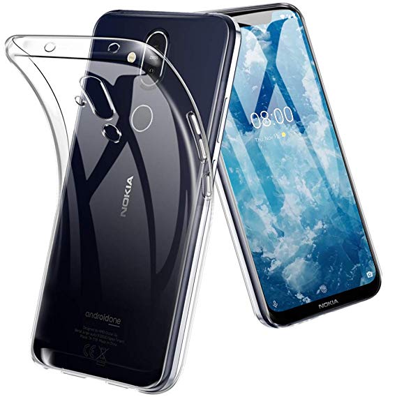 Capa Transparente Gel TPU Silicone para Nokia 8.1 (Nokia X7) - Multi4you®