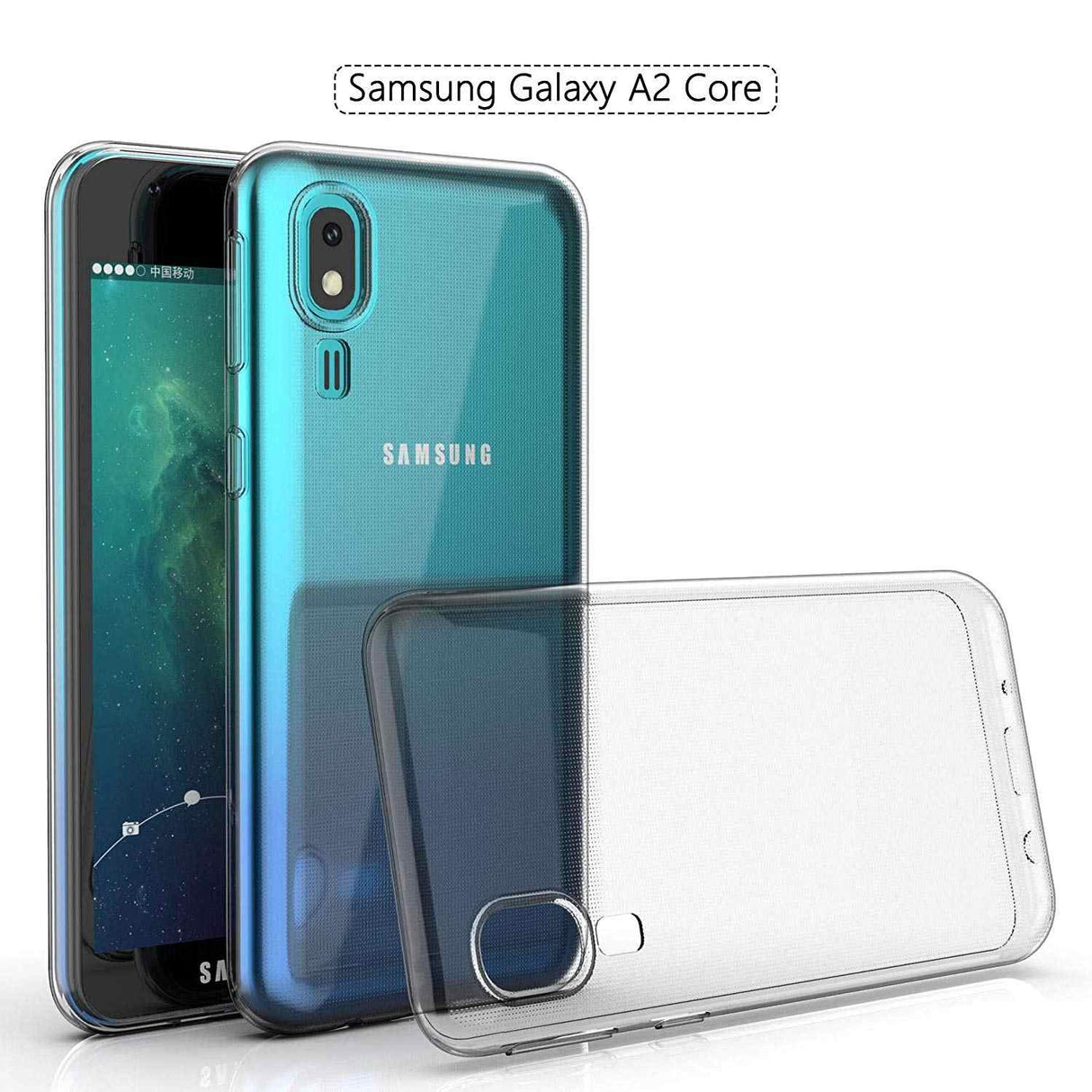 Capa Transparente Gel TPU Silicone para Samsung Galaxy A2 Core - Multi4you®