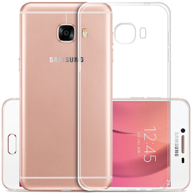 Capa Transparente Gel TPU Silicone para Samsung Galaxy C7 - Multi4you®