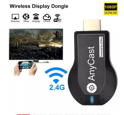 Adaptador Dongle Miracast Chromecast HDMI Wireless para Android iOS Windows - Multi4you®