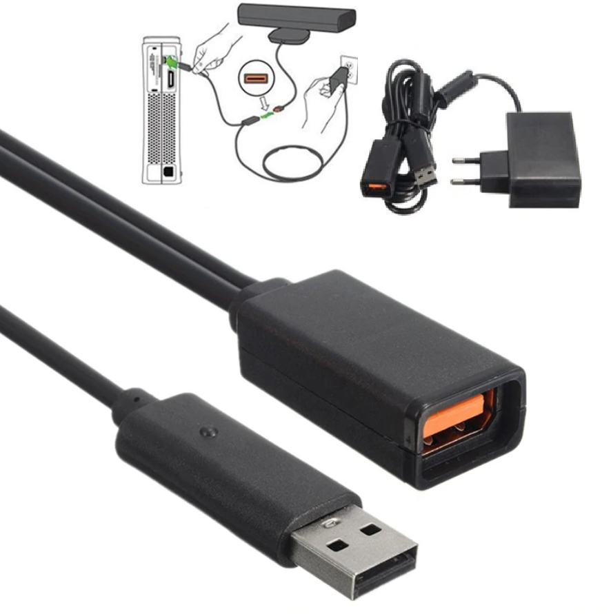 Carregador Fonte de Alimentação para Sensor Kinect Xbox 360 - Multi4you®