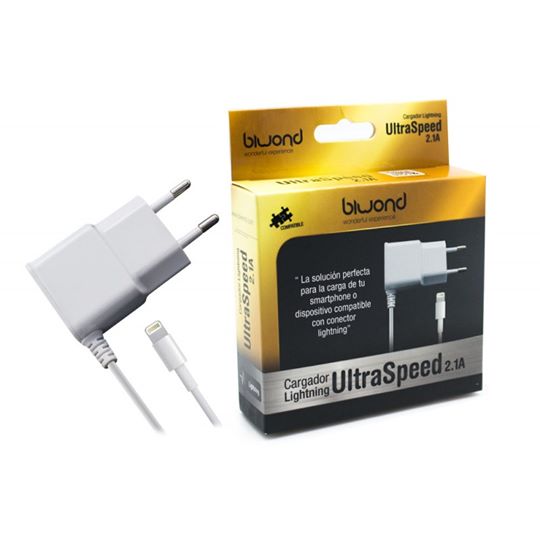 Carregador Lightning Fast Charge para iPhone / iPad (2,1A)