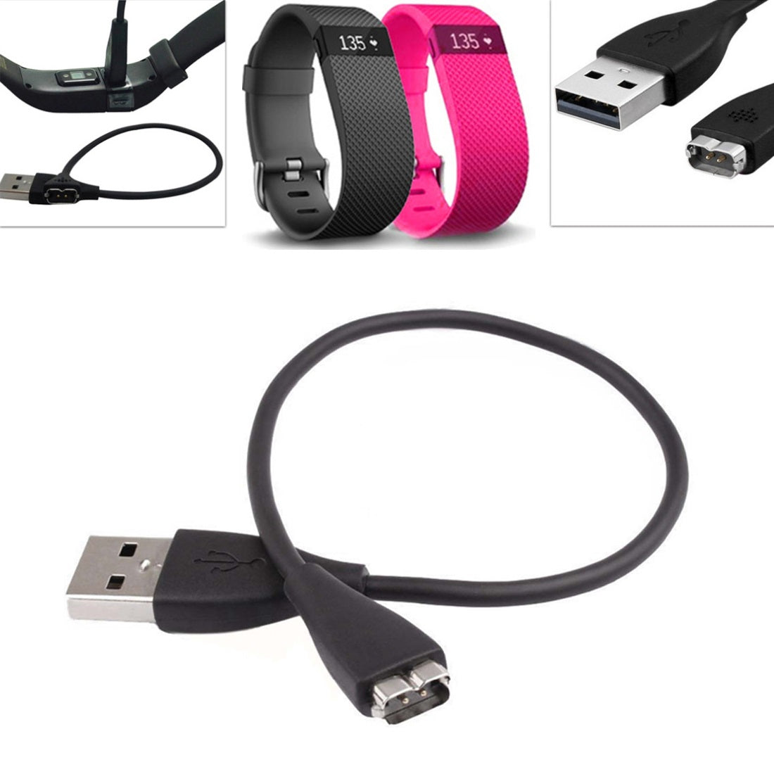 Carregador USB para Fitbit Charge HR - Multi4you®
