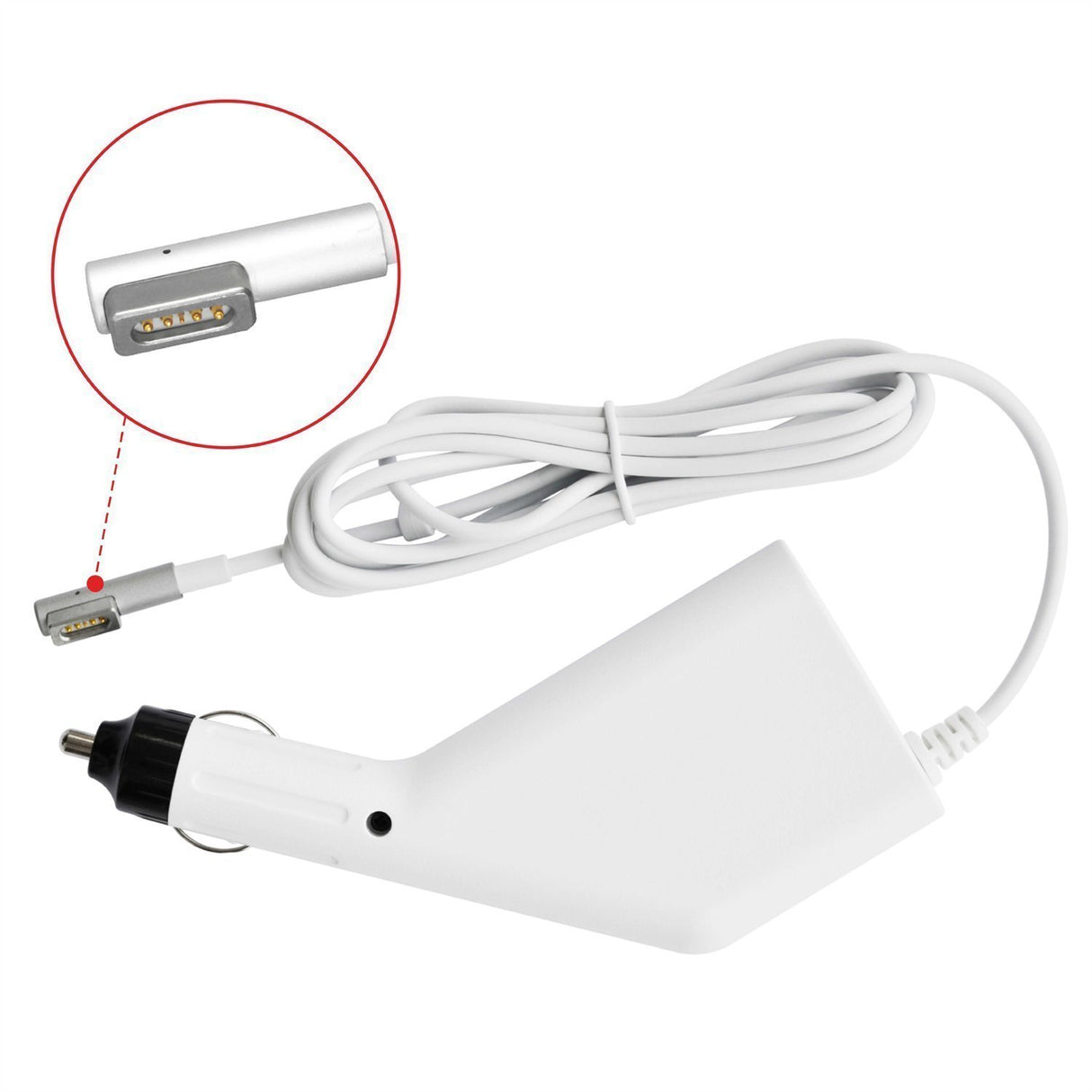 Carregador de Isqueiro para Apple MacBook Magsafe 1 Tipo L (60W) - Multi4you®