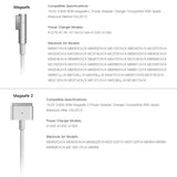 Carregador para MacBook 4 em 1 - 45W / 60W Tipo T (14.5V-3.1A/16.5V-3.65A + 2 USB 5V-2.1A)