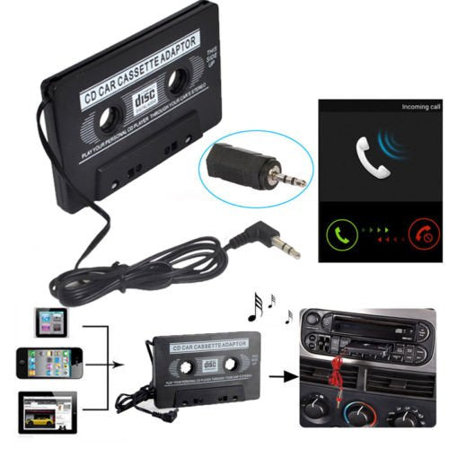 Cassete Adaptador de Áudio para Carro Jack 3,5mm - Car Cassette Adapter - Multi4you®